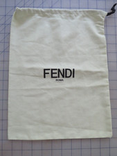 Fendi Dust Bag, 13 by 9.5 inches, Drawstring
