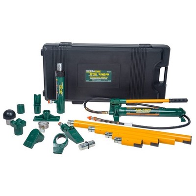 Omega Pro Hydraulic Collision Repair Kit - 10 Ton Auto Body Repair Portable R...