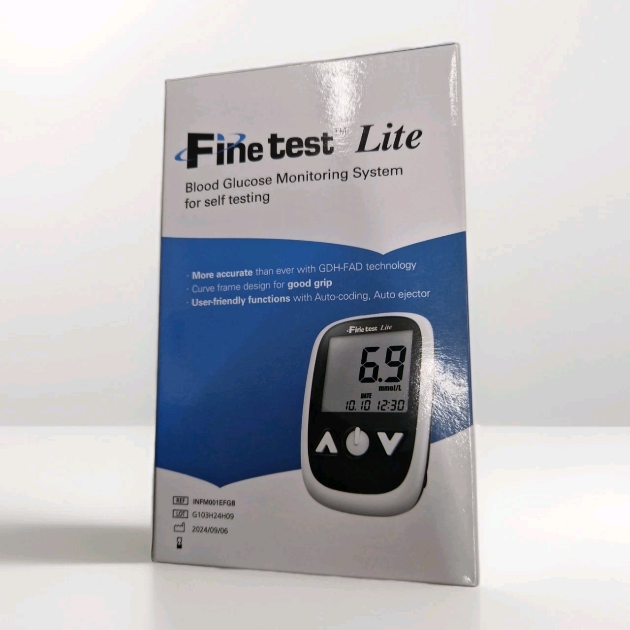 Finetest Lite Blood Glucose Monitor System Diabetes Self Testing 25 Strips N