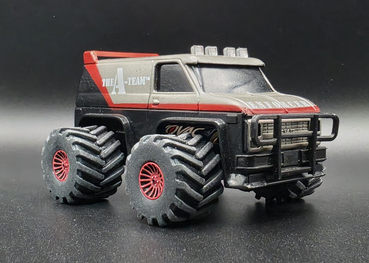 80s Stomper Rough Rider 4x4 A-TEAM VAN LJN 3d resin printed wheels