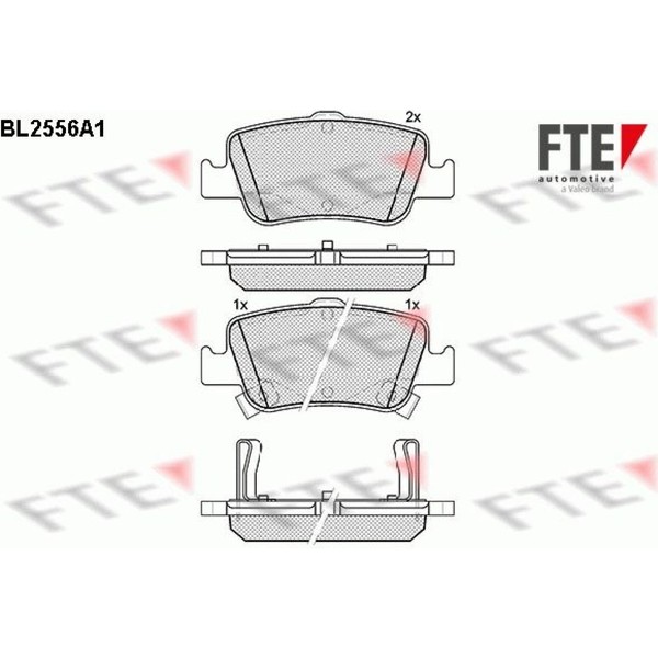 FTE 9010810 Bremsbelagsatz FüR Toyota Auris Corolla VAN E15 E18 ZRE1-image
