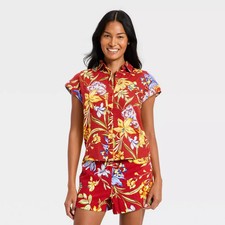 Women's Button-Up Linen Shirt - A New Day