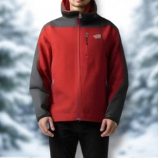 The North Face Apex Bionic Water Repellent Soft Shell Fleece Lined Jacket Small