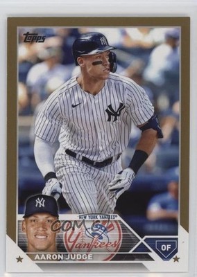 2023 Topps Series 1 Gold 1636/2023 Aaron Judge #62 09b6