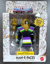 Masters of the Universe MOTU Origins Sketchbook Series MAN E FACES NEW Unpunched