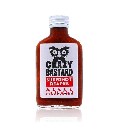 Crazy B. Superhot Reaper  Ultra scharfe ChiliSauce mit 50% Carolina Reaper Ch...