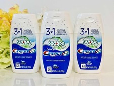 3 Crest Complete Plus Scope 3-In-1 Whitening Toothpaste Gel 4.6 oz EXP SEPT 2027
