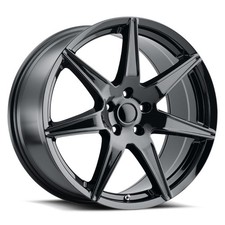 20x9 Voxx Replica Mustang Gt500 Gloss Black Wheels 5x4.5 35mm Set Of 4