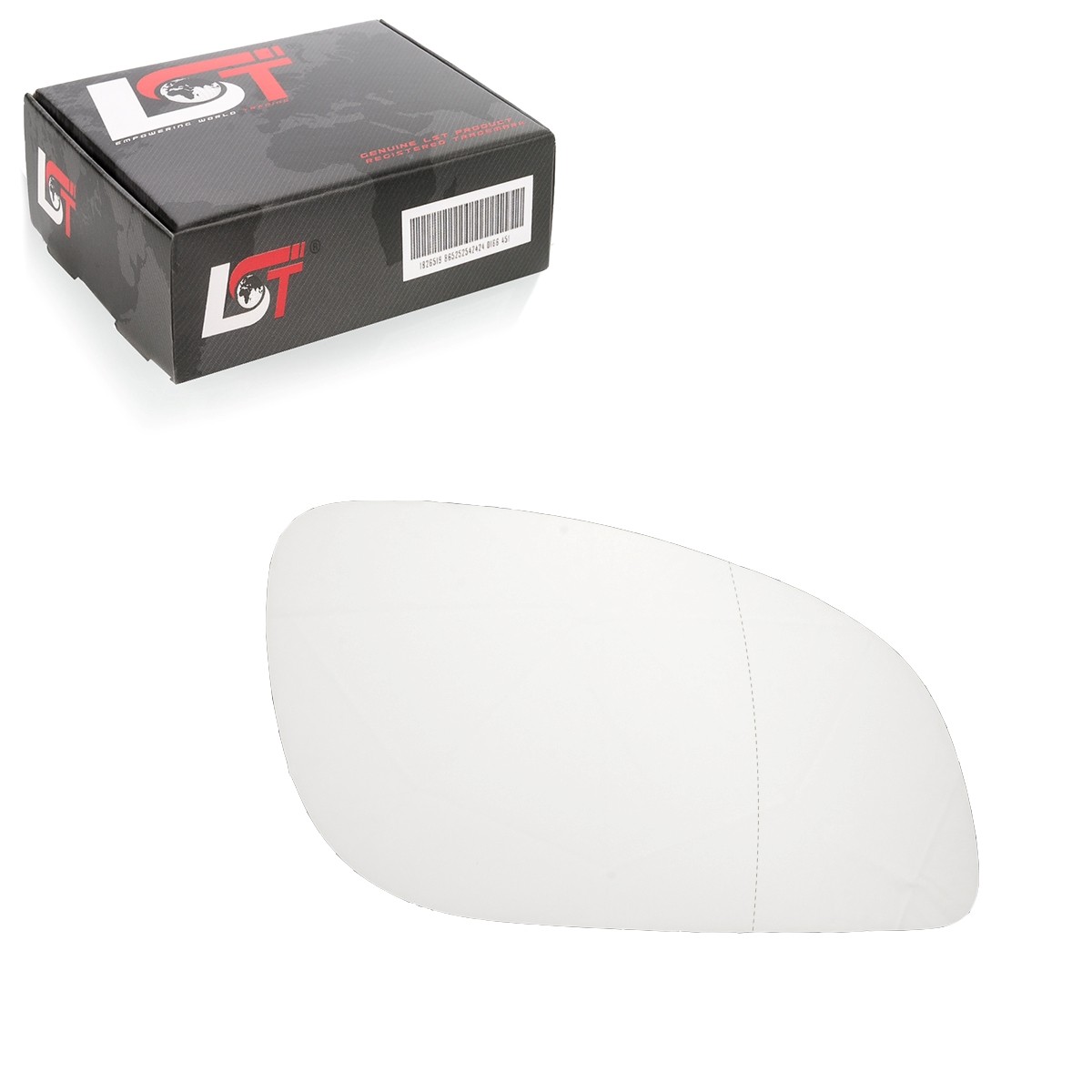 Right Side Mirror Exterior Mirror to Adhere Convex for Opel Vectra C Z02 02-09