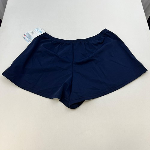 H2O Wear Women’s Loose Leg Shorts Pull On Navy Size 2XL New - Picture 4 of 7