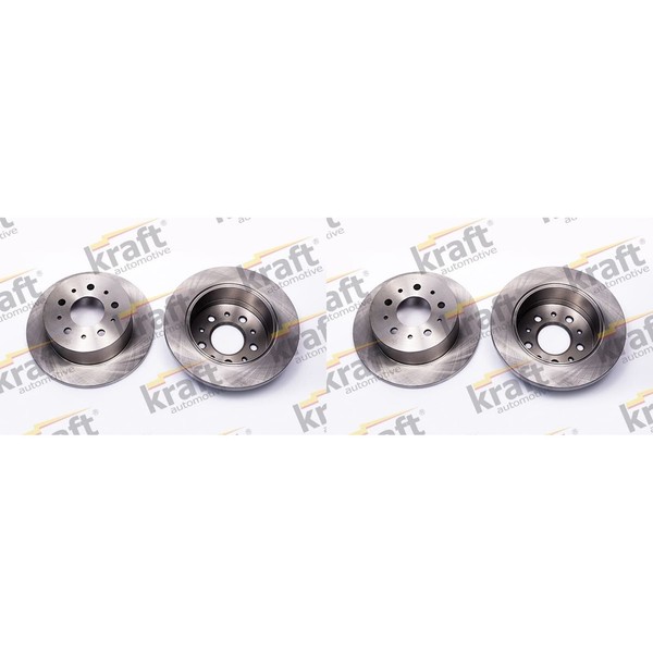 2X Kraft Bremsscheiben 280Mm Voll Hinten Passend FüR CitroËN Jumper Fiat Ducato-image