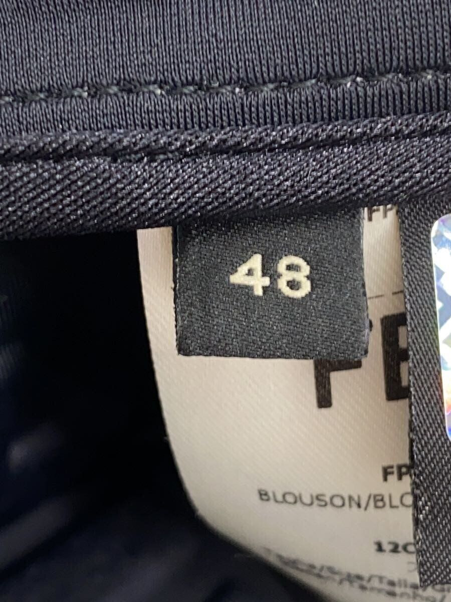 FENDI Others x Nicki Minaj 19AW Blouson 48 Leather Silver FPJ003