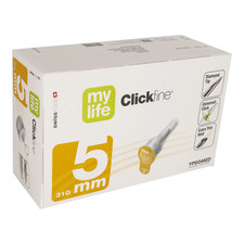 MYLIFE Clickfine Pen-Nadeln 5 mm (31G), 100 Stck., NEU