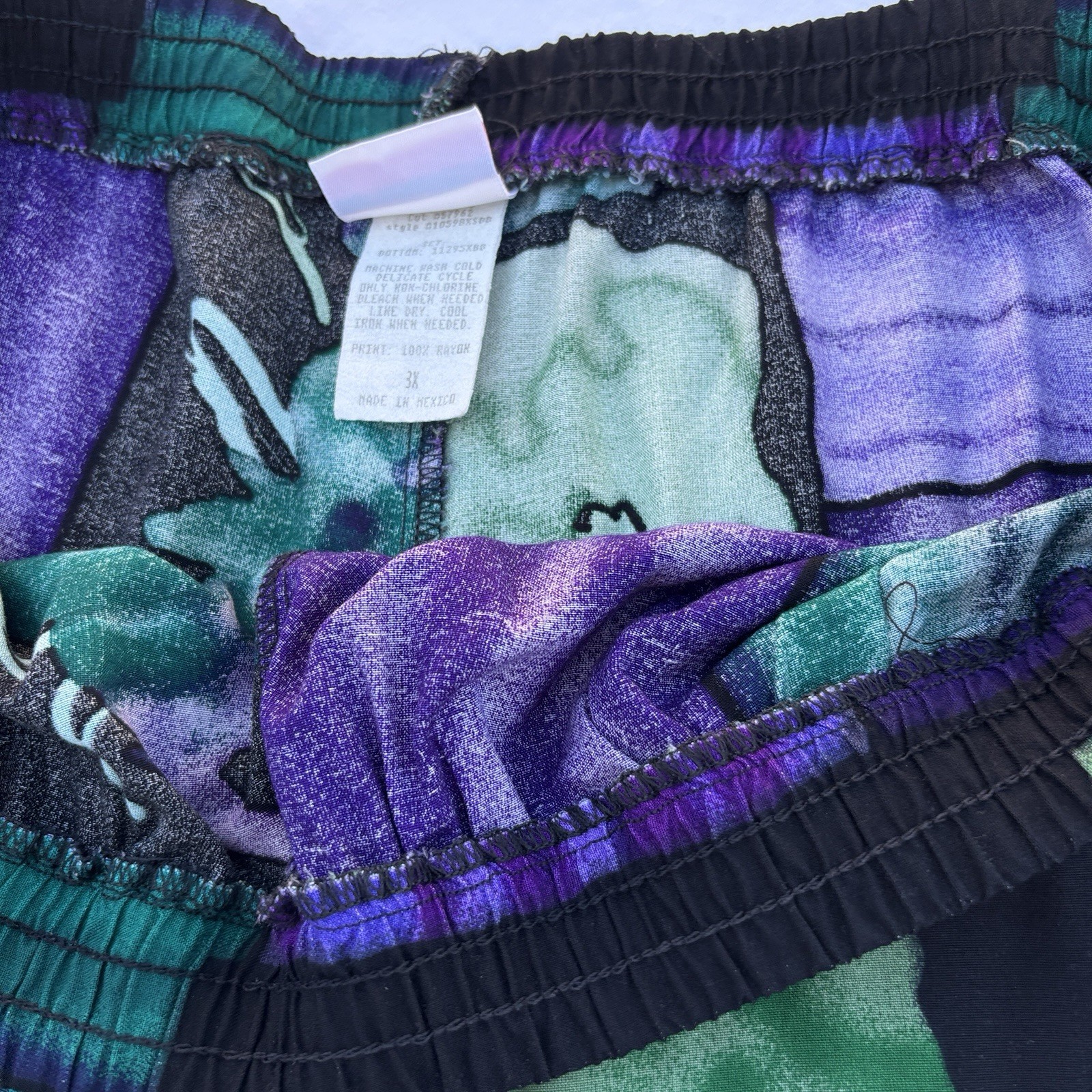 Bobbie Brooks Women's Multicolor 100% Rayon Top & Short Set 2XL thumbnail 18