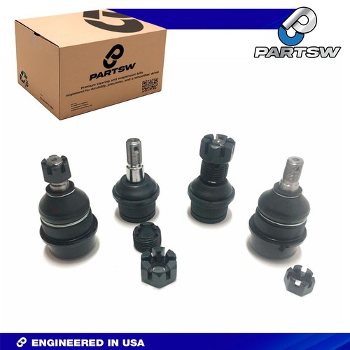 Astarpro 4pc Front Ball Joint Kit Upper And Lower For Jeep Grand Cherokee & Wrangler JK – Greasable, Heavy Duty