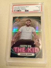 2024 Bowman's Best Ezequiel Duran SHOTS BY THE KIDS #TK-14 Graded PSA 5