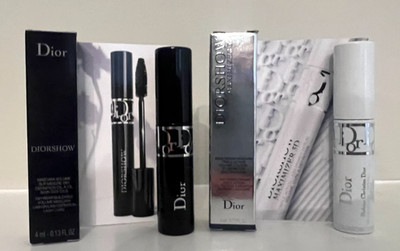 Dior Diorshow Mini Mascara 090 Black & Maximizer 3D 0.13oz/4ml Each - New in Box
