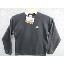 NWT Rare Adidas Vintage Crewneck Sweatshirt Men Medium Cotton/Poly Blend DEFECTS