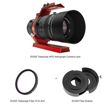 SVBONY SV555 Telescope Astrograph Camera Lens  SV220 Filter SV226 Filter Drawer