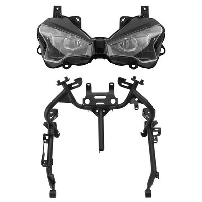LED Headlight & Upper Fairing Stay Bracket Fit For Kawasaki Ninja