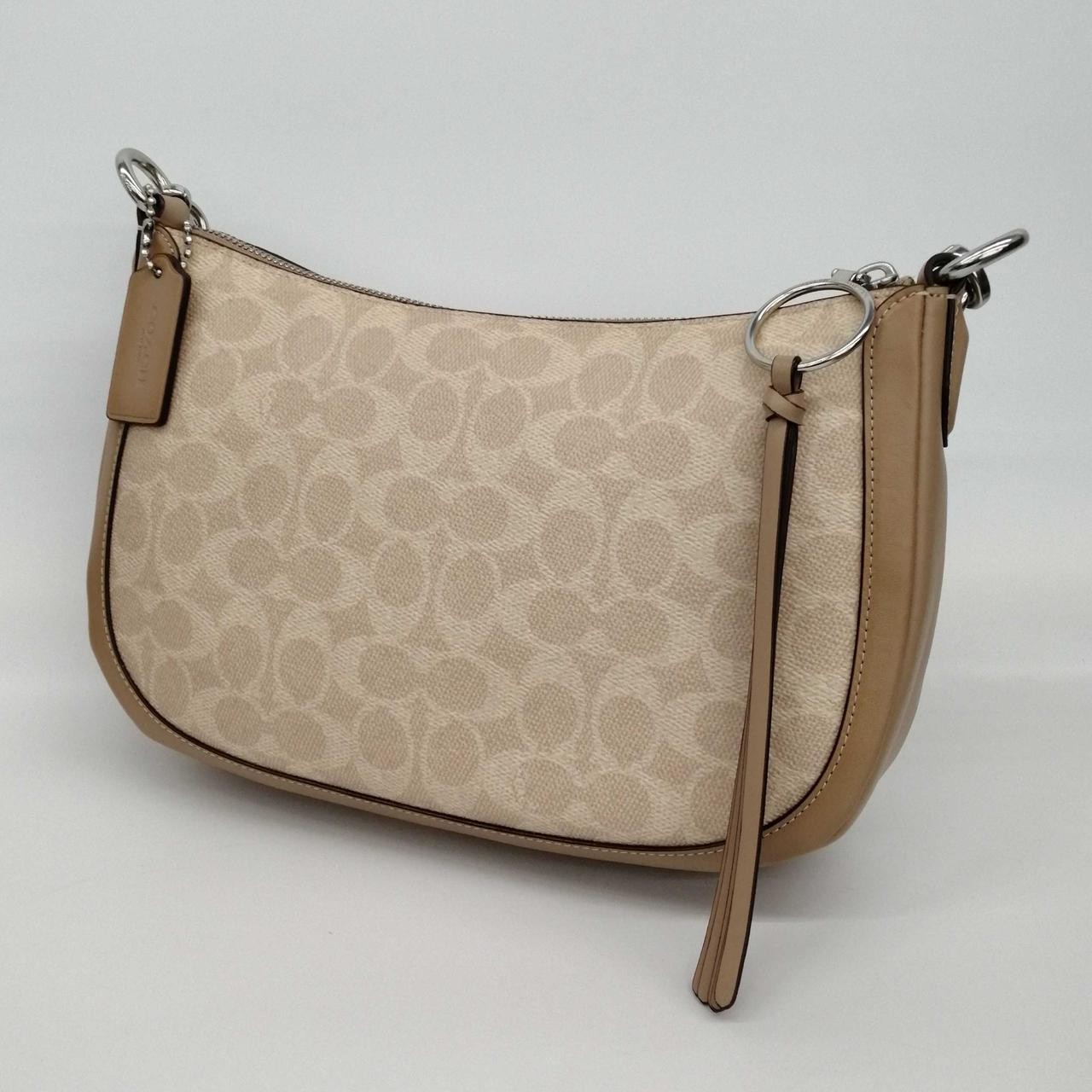 COACH 52577 Beige Signature 2-Way Tote Bag Imported from Japan