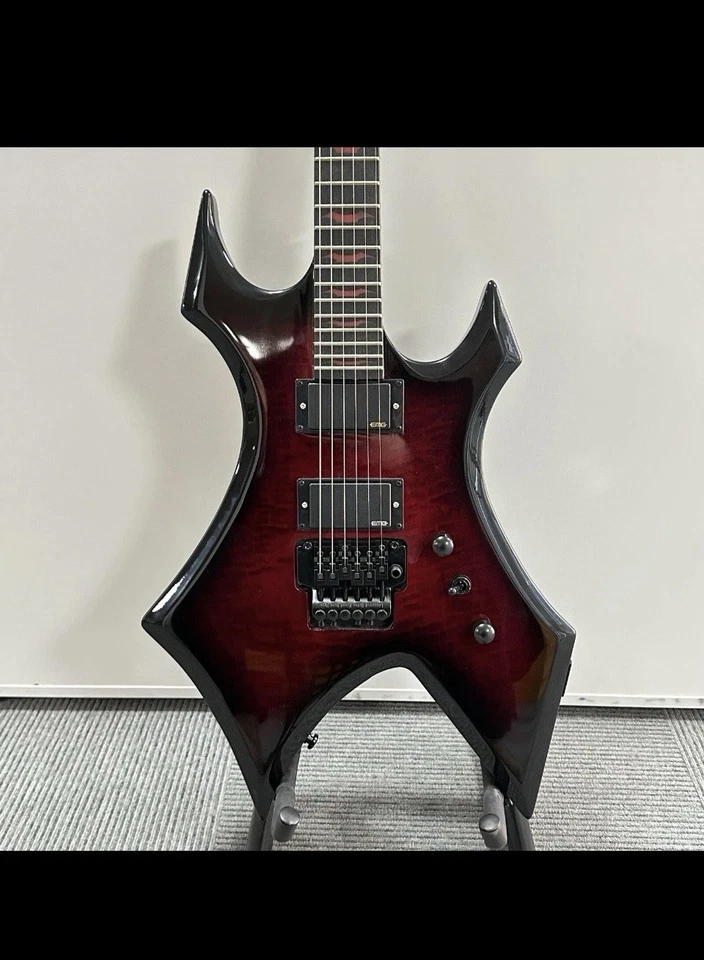 RED Warlock Electric Guitar; B.C. Rich; Brand New; Active Pickups; With Cord - Image 2 of 4
