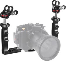 Underwater Camera Handle Tray Bracket, Dual Underwater Handle Tray Bracket