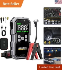 Multifunctional 7000A Jump Starter & Tire Inflator for All Gas/Diesel Vehicles