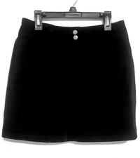 Vintage genuine Suede Leather Mini Skirt, Size 8 by Wilson's Leather