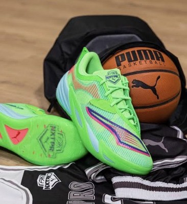 PUMA Men's All-Pro Nitro NTX fluro green Basketball Shoes 7.5 Brand New In Box
