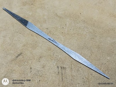 Vintage Heller USA Auger Bit File Tapered 7'' 