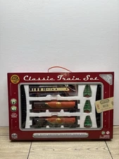 WOWTOYS 20pc CLASSIC TRAIN SET! Battery Operated Lights & Sounds NEW Sealed