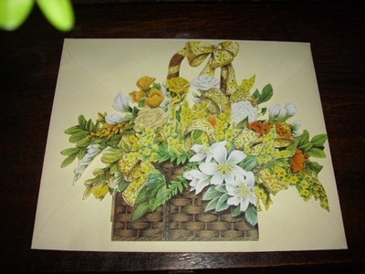 Kulissenkarte  Aufsteller Klappkarte 3D  Pappe 19 x 16 cm