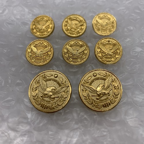 Ben Silver Charleston SC Robert Trenton Jones Golf Club Blazer Button Lot 8 Gold