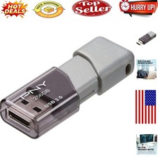 256GB USB 3.0 Flash Drive - Turbo Speed, Grey, Pack of 1 for Fast Transfers