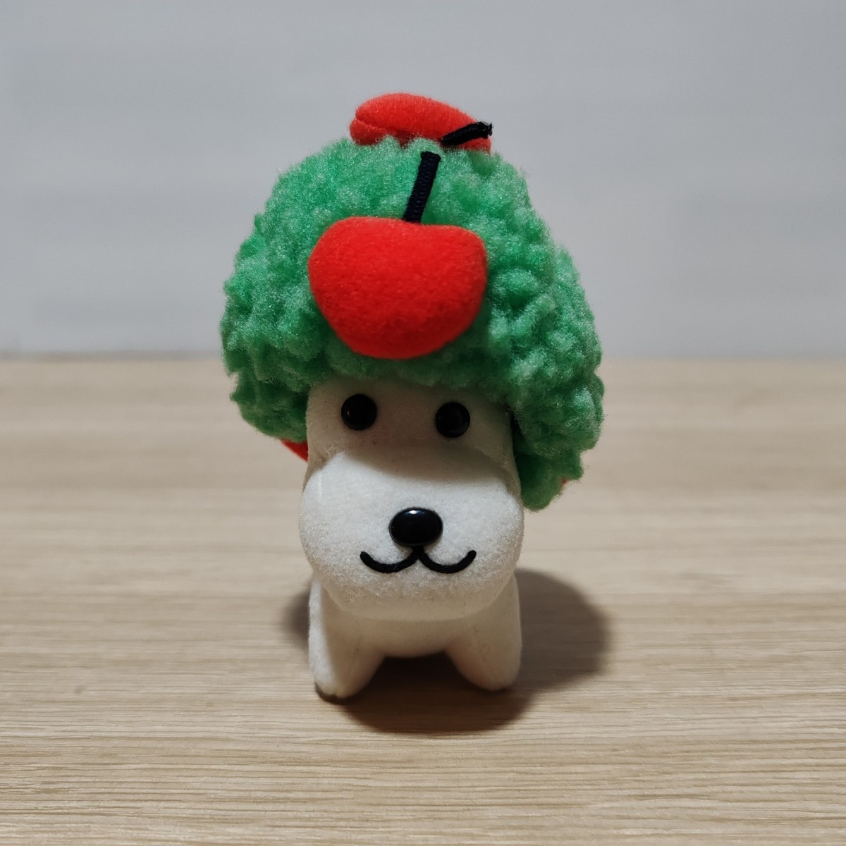 Afro Ken San-X Senzo Dog Red Apple Green Hair Plush Toy Doll Japan