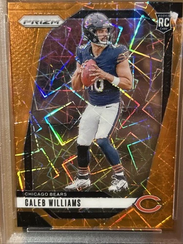 2024 Panini Prizm Rookies Caleb Williams #301 Lazer Prizm (RC) PSA 8