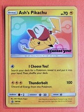 Ash's Pikachu SM108 Sm Regular for sale online | eBay