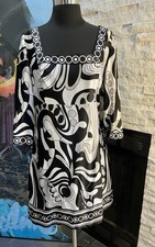 White House Black Market Groovy Mod Retro Knee Length Lined Dress Size 6