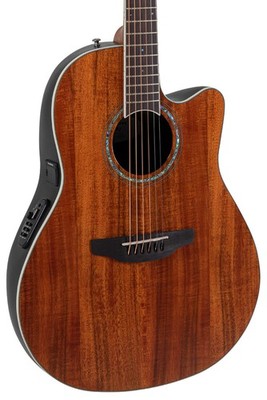 Ovation Celebrity CS28P Traditional Plus A/E Guitar, Koa Top, Dark Burst