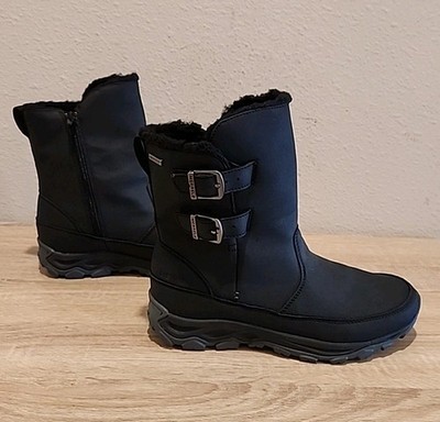 Women's Merrell Ice Cap Guide Mid Buckle Waterproof Zip Up Winter Boots Size 7