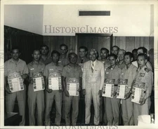 Press Photo Foreign Military Students Honored in New Orleans - nom09447