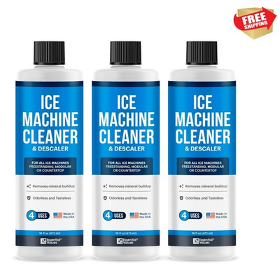 #ad Multi Use Ice Maker Cleaner 16 oz Odorless Descaler 3 Pack for Long Term Use $47.95