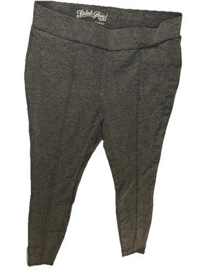 Faded Glory XS (0-2) Grey Pull On Ponte Leggings