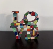 FIESTA WARE * POP  ART Inspired * LOVE * HANDMADE USA Vintage & P86  Saucers