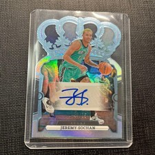 2023-24 Panini Crown Royale Die Cut Jeremy Sochan Jeremy Sochan Auto /75 #CA-SOC