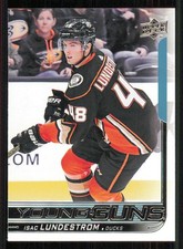 2018-19 Upper Deck #466 Isac Lundestrom Young Guns RC
