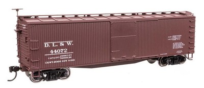 Walthers HO 40' Double Sheathed Wood Boxcar Delaware Lackawanna & West 910-40177