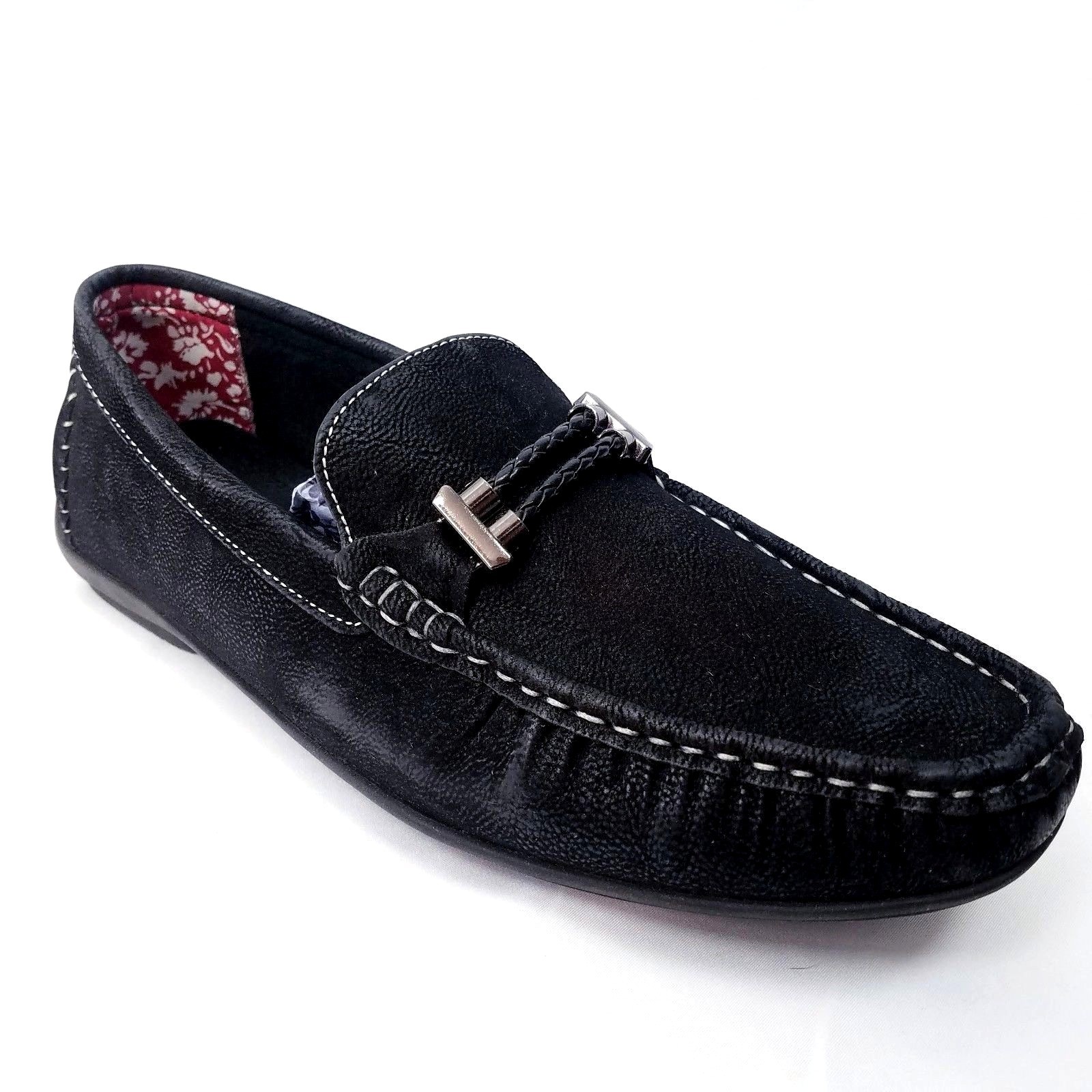 stacy adams black loafers