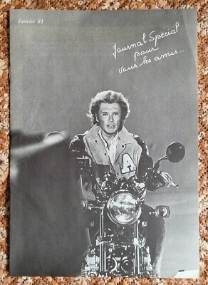 Rare Johnny Hallyday Journal Spécial Pour Vous Les Amis - 16 Pages janvier 81. - Photo 1/4